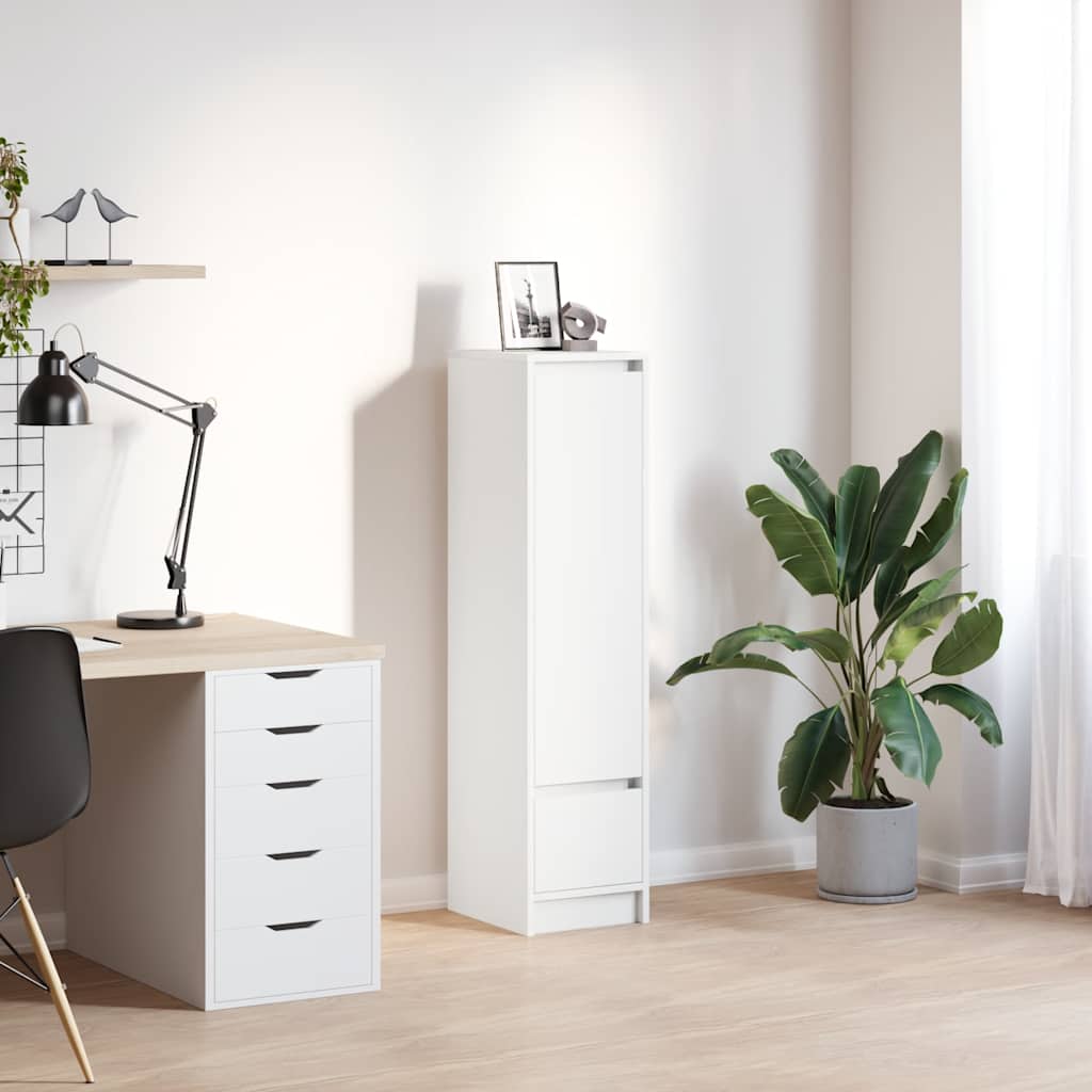 Weißes Highboard 29,5x34x119,5 cm