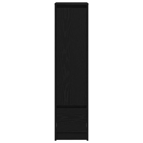 Highboard Schwarz Eichen-Optik, 119,5 cm