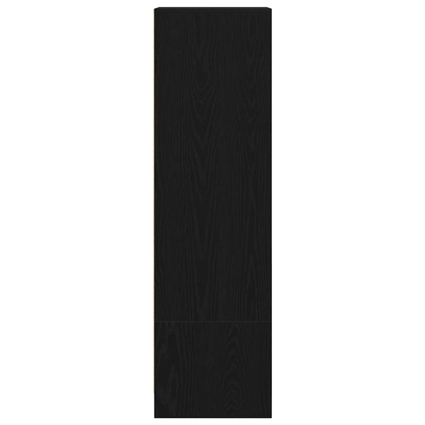 Highboard Schwarz Eichen-Optik, 119,5 cm