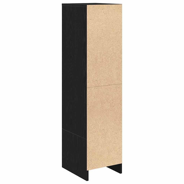 Highboard Schwarz Eichen-Optik, 119,5 cm