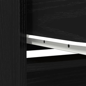 Highboard Schwarz Eichen-Optik, 119,5 cm