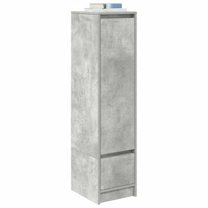Highboard Betongrau 119,5 cm Holz