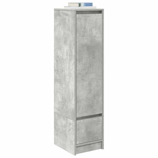 Highboard Betongrau 119,5 cm Holz