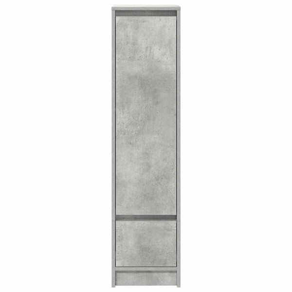 Highboard Betongrau 119,5 cm Holz