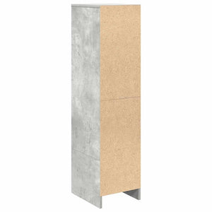 Highboard Betongrau 119,5 cm Holz