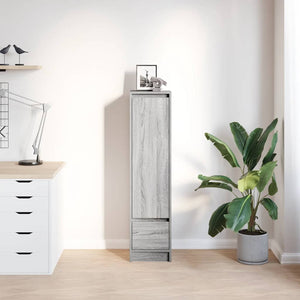 Highboard Grau Sonoma 119,5 cm