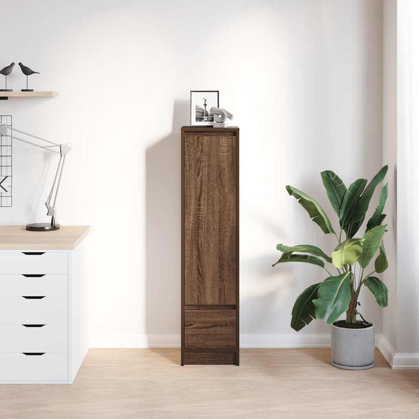 Highboard Braun Eichen-Optik, 119,5 cm