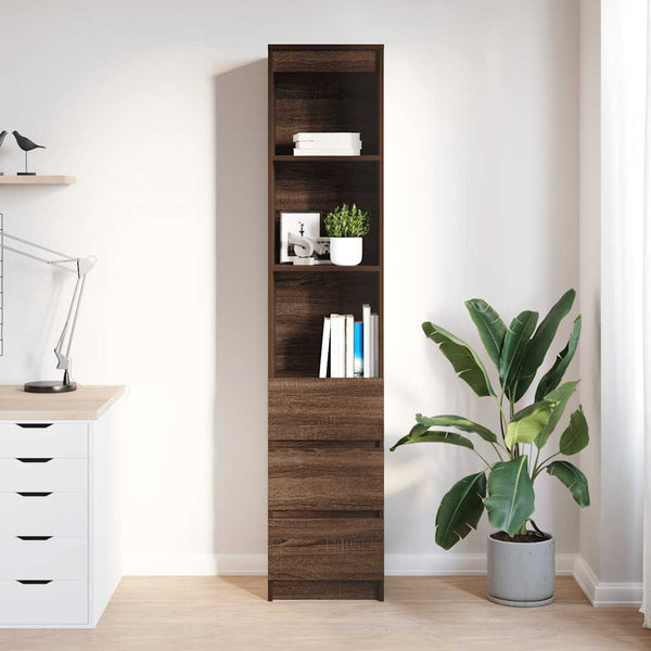 Highboard Braun Eichenoptik 180 cm