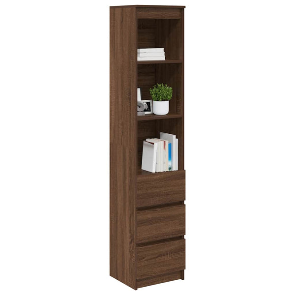 Highboard Braun Eichenoptik 180 cm