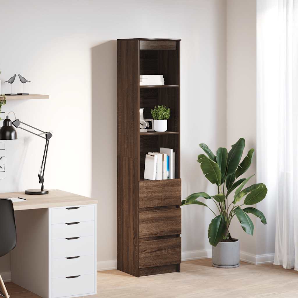 Highboard Braun Eichenoptik 180 cm