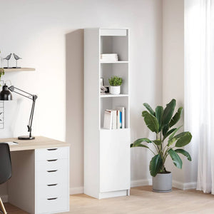Highboard Weiß 37,5x35x180 cm