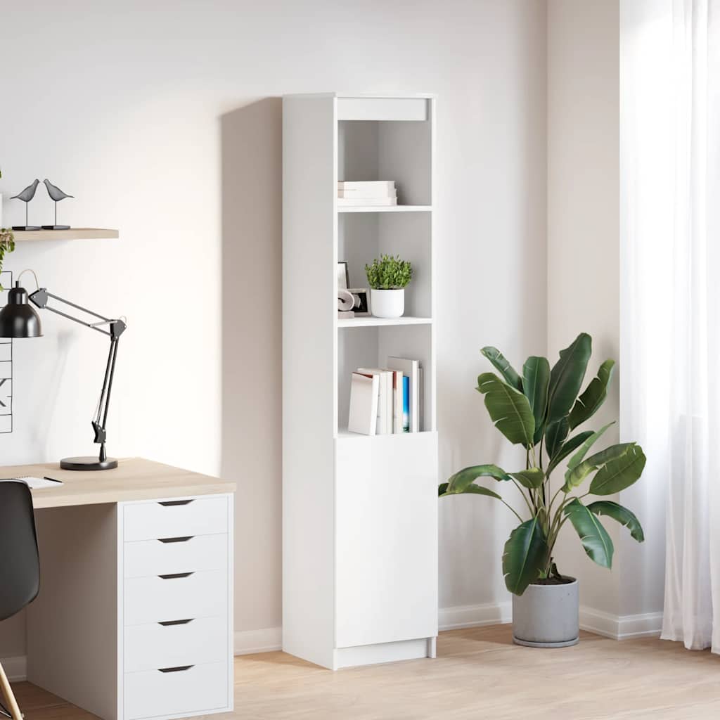 Highboard Weiß 37,5x35x180 cm