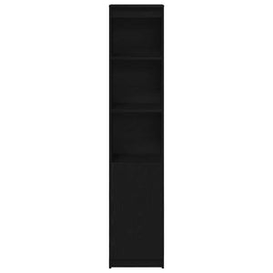 Highboard Schwarz Eichen-Optik 180 cm