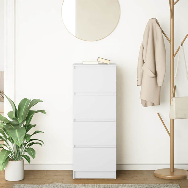 Weißes Sideboard 37,5x35x99 cm