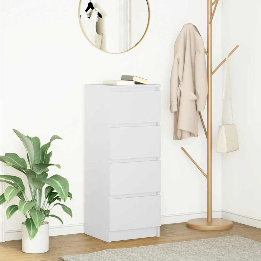 Weißes Sideboard 37,5x35x99 cm