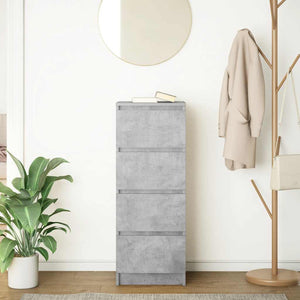 Sideboard Betongrau 99cm Holzwerkstoff