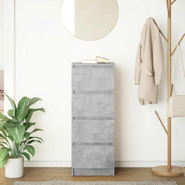 Sideboard Betongrau 99cm Holzwerkstoff