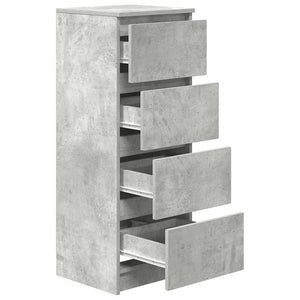 Sideboard Betongrau 99cm Holzwerkstoff