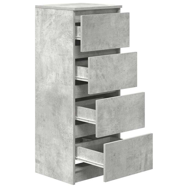 Sideboard Betongrau 99cm Holzwerkstoff