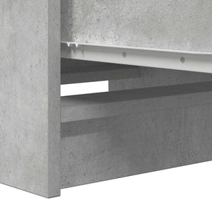 Sideboard Betongrau 99cm Holzwerkstoff