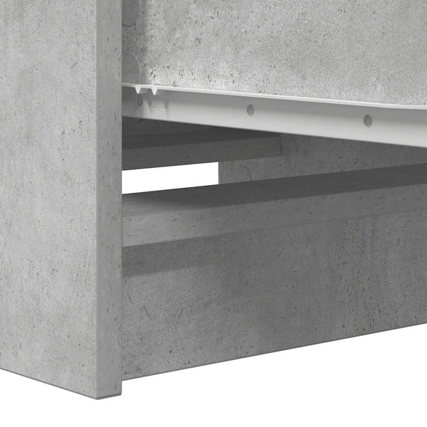 Sideboard Betongrau 99cm Holzwerkstoff