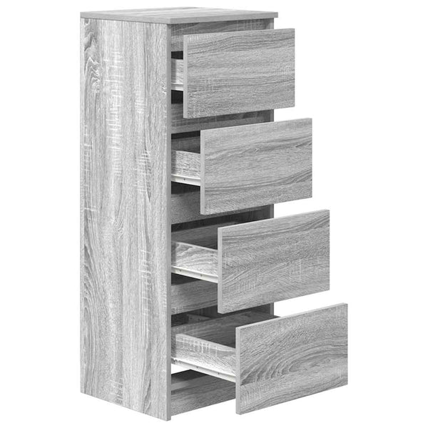 Sideboard Grau Sonoma 99 cm Holz