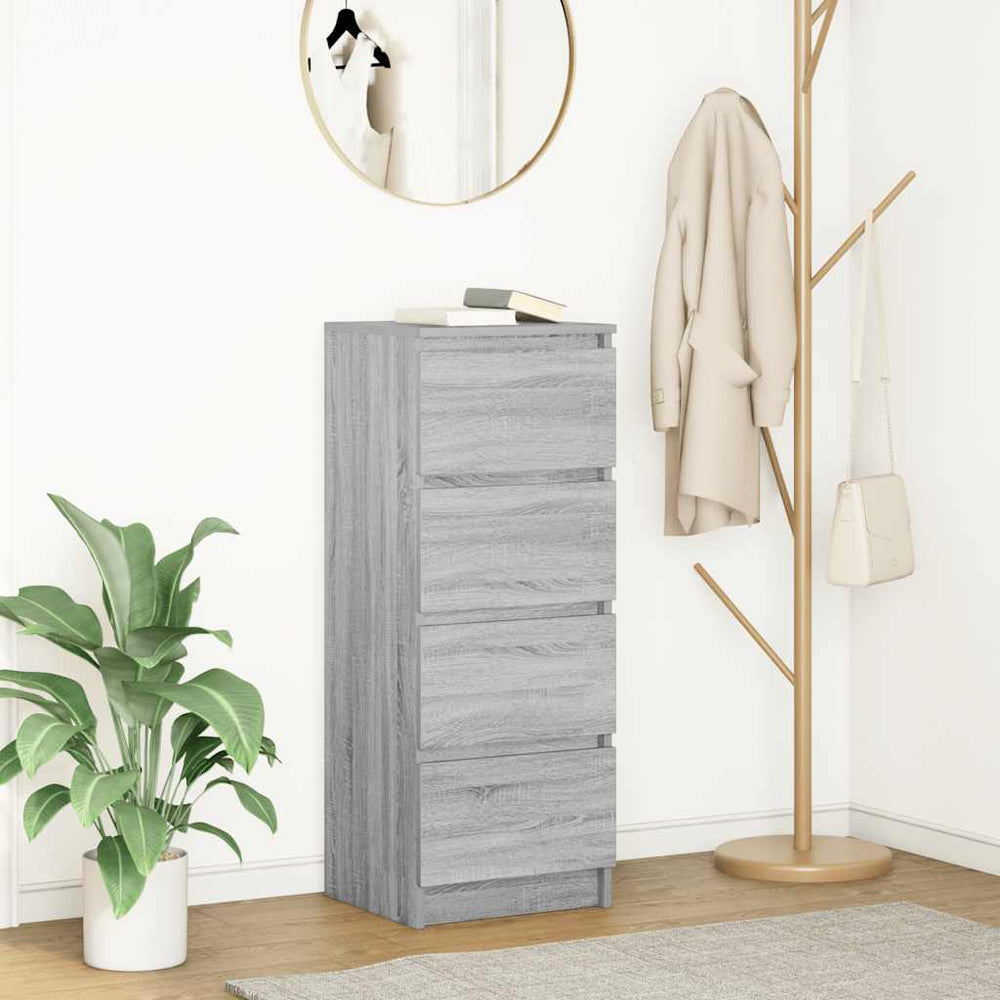 Sideboard Grau Sonoma 99 cm Holz
