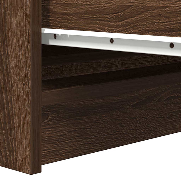Sideboard Braun Eichenoptik 76cm