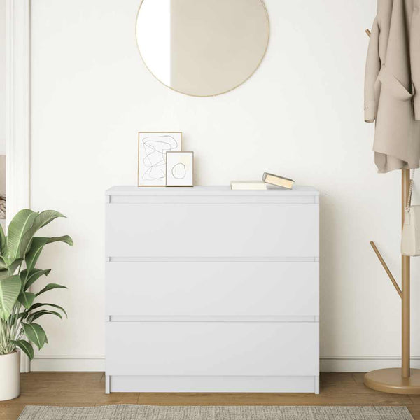 Weißes Sideboard 80x35x76cm