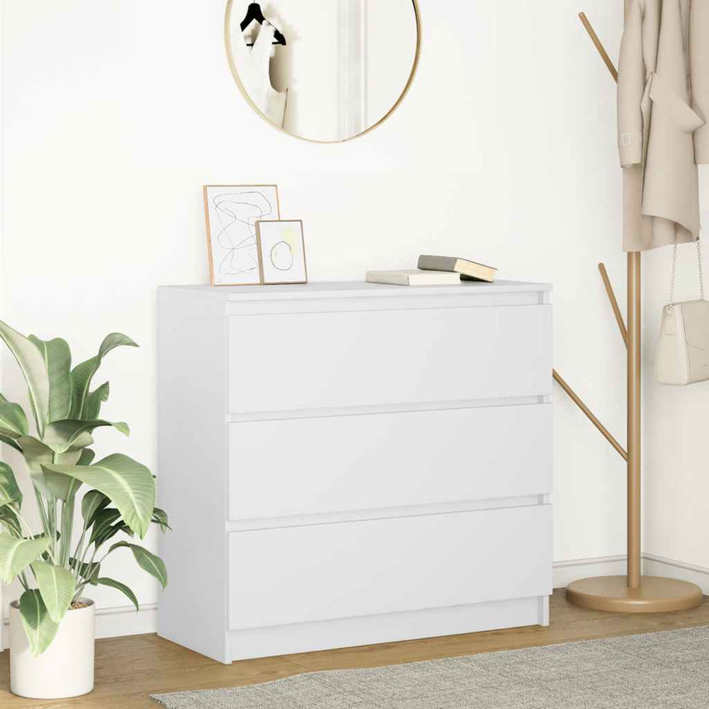 Weißes Sideboard 80x35x76cm