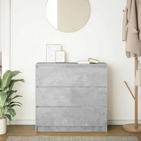 Sideboard Betongrau 80x35x76 cm