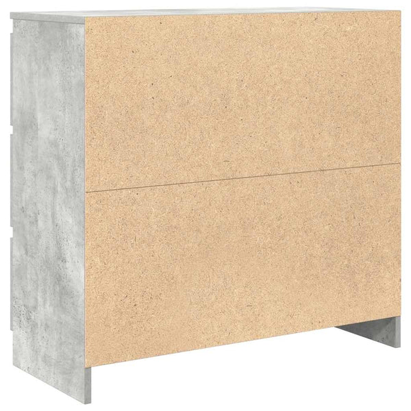 Sideboard Betongrau 80x35x76 cm