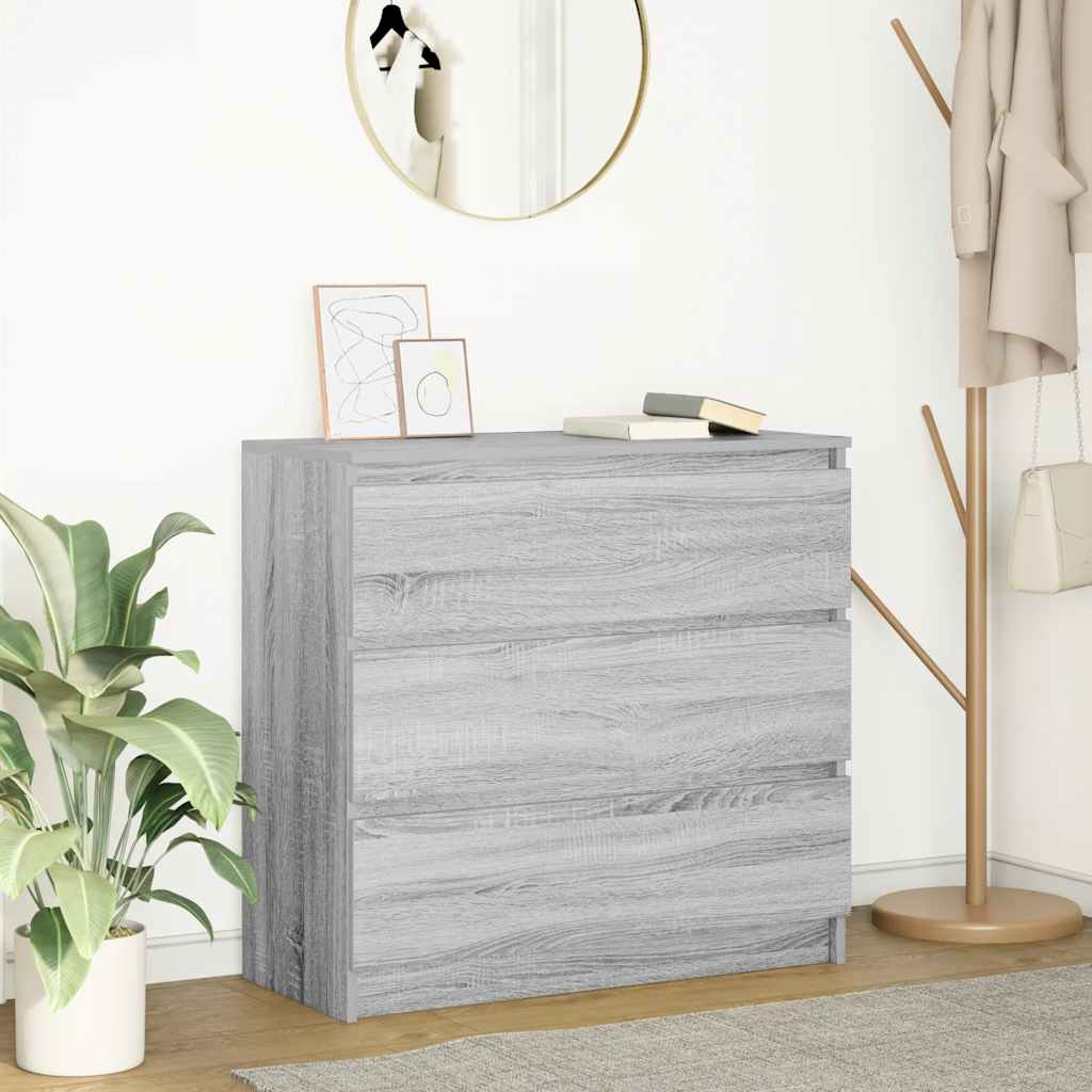 Sideboard Grau Sonoma 80x35x76 cm