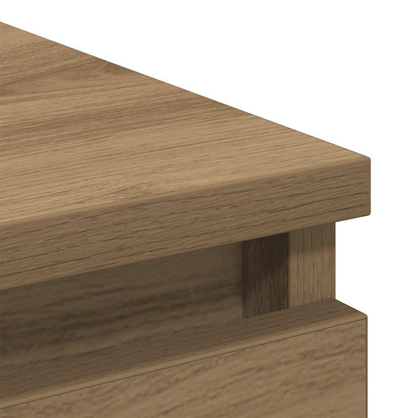 vidaXL Bahut en bois d'ingénierie chêne artisan 80x35x76 cm