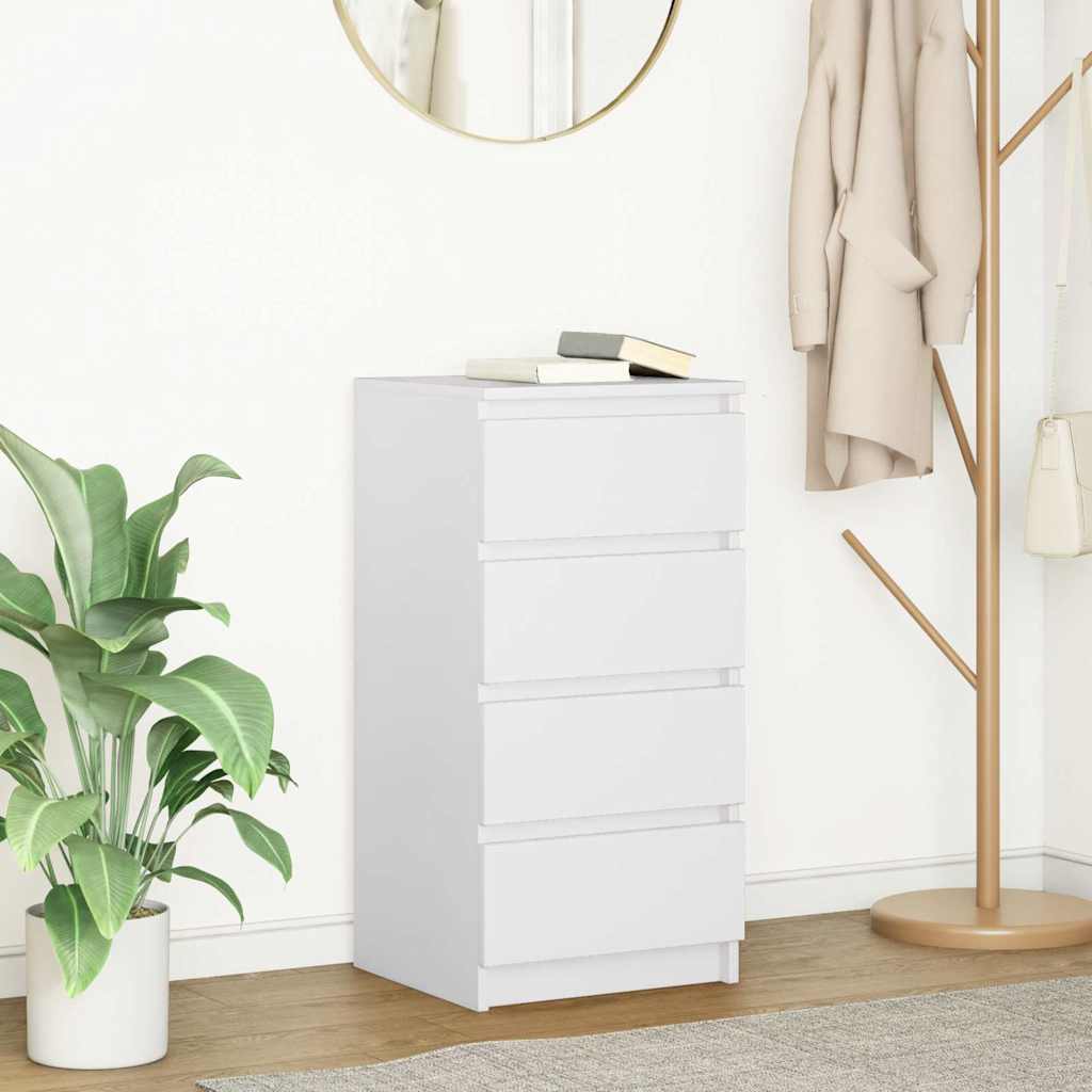 Weißes Sideboard 37,5x35x76 cm