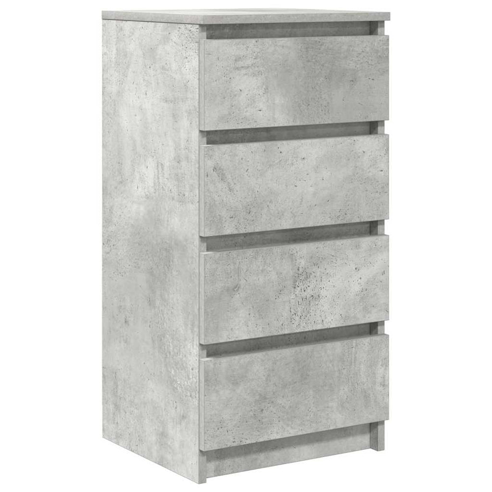Betongraues Sideboard 37,5x76 cm