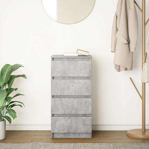 Betongraues Sideboard 37,5x76 cm