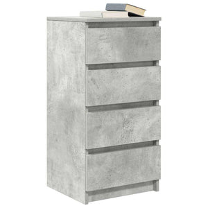 Betongraues Sideboard 37,5x76 cm