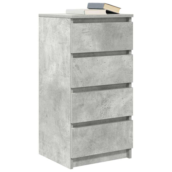 Betongraues Sideboard 37,5x76 cm