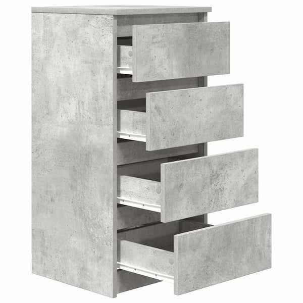Betongraues Sideboard 37,5x76 cm