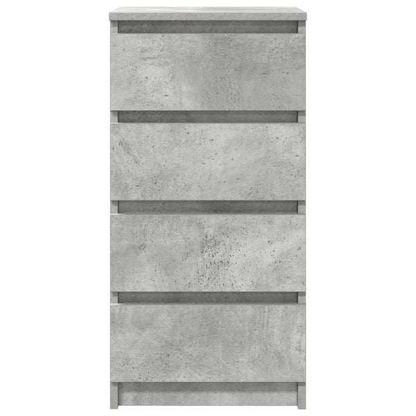Betongraues Sideboard 37,5x76 cm