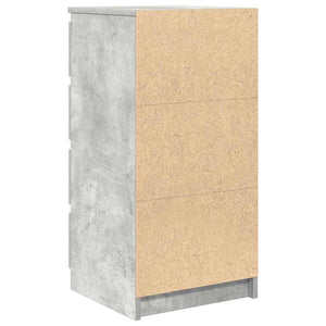 Betongraues Sideboard 37,5x76 cm