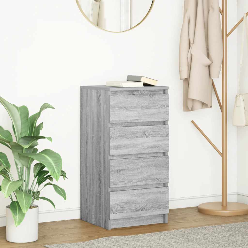 Sideboard Grau Sonoma 37,5x35x76 cm