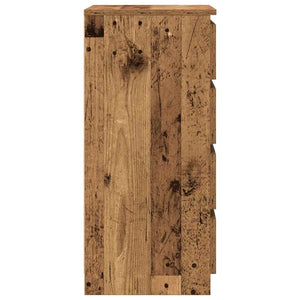 Sideboard Altholz-Optik 37,5x35x76 cm