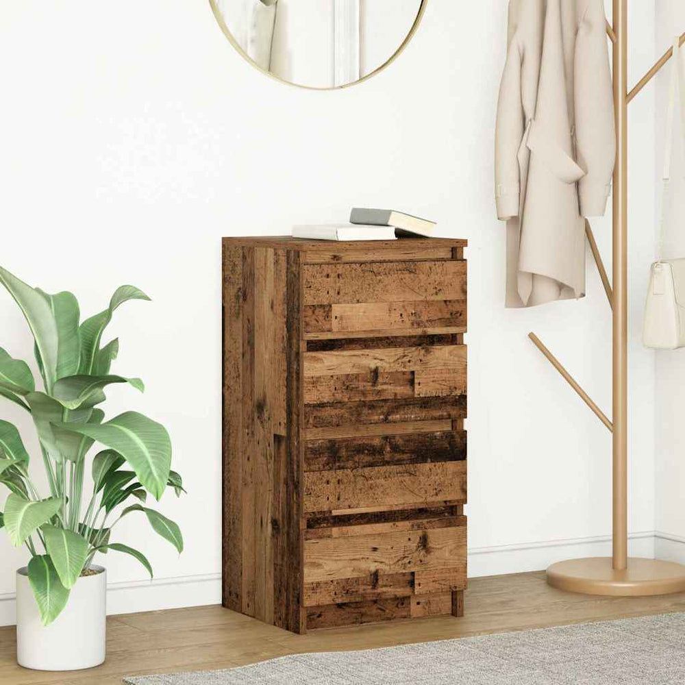 Sideboard Altholz-Optik 37,5x35x76 cm