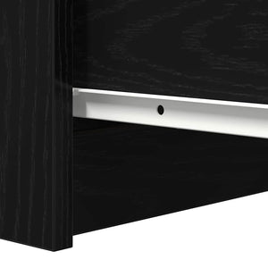 Sideboard Schwarz Eichen-Optik 99cm