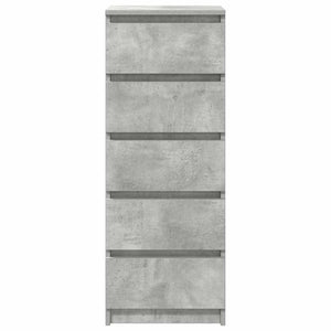 Sideboard Betongrau mit Schubladen