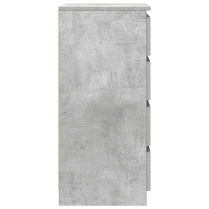 Sideboard Betongrau mit Schubladen