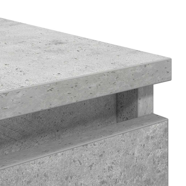 Sideboard Betongrau mit Schubladen