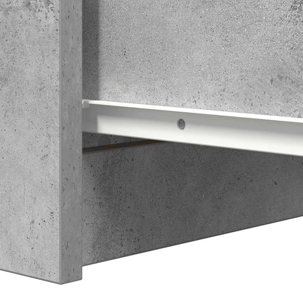 Sideboard Betongrau mit Schubladen